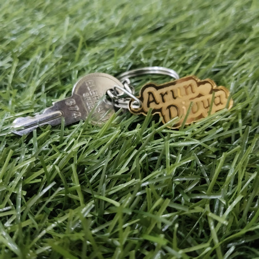 ACRYLIC DOUBLE NAME + HEART